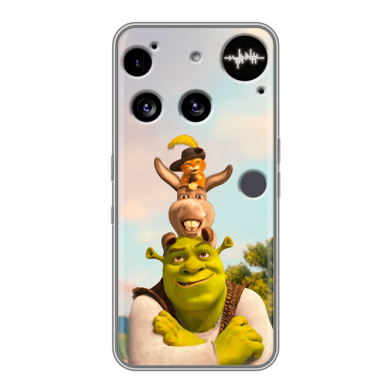 Силиконовый чехол на Nothing Phone (3) с принтом Шрек Shrek Силиконовый чехол на Nothing Phone (3) с принтом Шрек Shrek