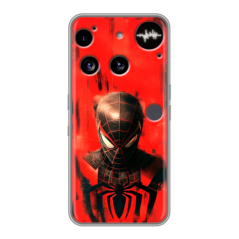 Силиконовый чехол на Nothing Phone (3) с принтом человек паук spiderman Силиконовый чехол на Nothing Phone (3) с принтом человек паук spiderman
