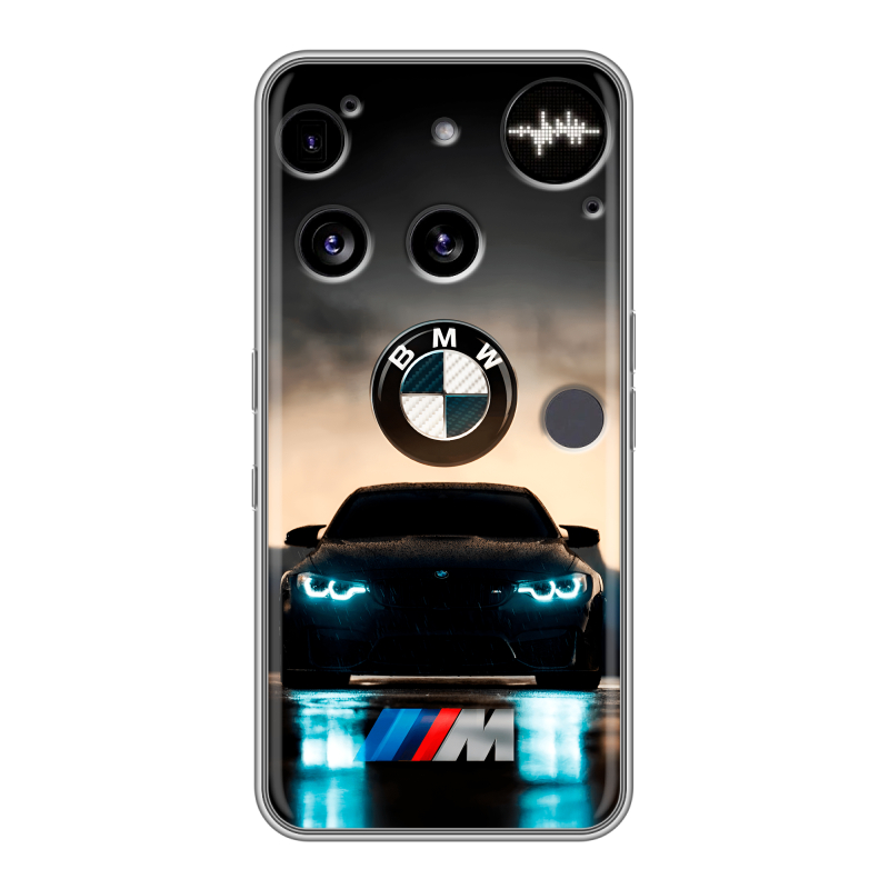 Силиконовый чехол на Nothing Phone (3) с принтом БМВ BMW Силиконовый чехол на Nothing Phone (3) с принтом БМВ BMW