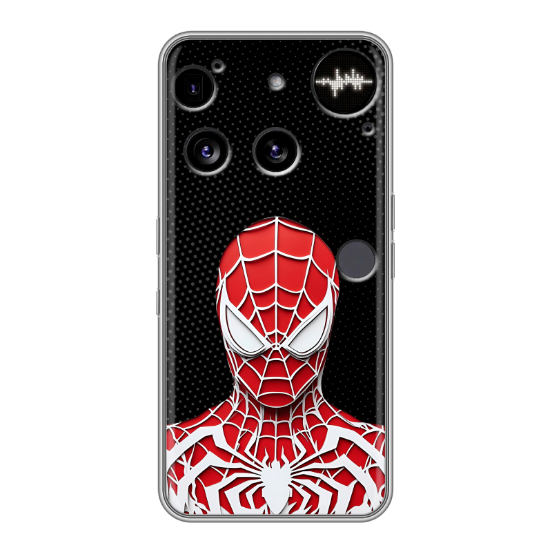 Силиконовый чехол на Nothing Phone (3) с принтом человек паук spiderman Силиконовый чехол на Nothing Phone (3) с принтом человек паук spiderman
