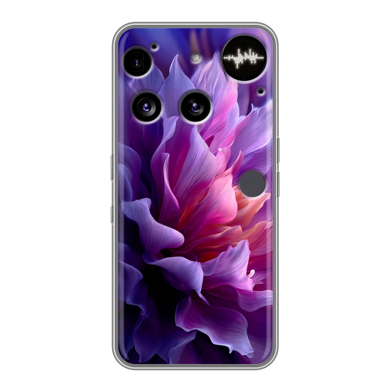 Силиконовый чехол на Nothing Phone (3) с принтом женский цветы Силиконовый чехол на Nothing Phone (3) с принтом женский цветы