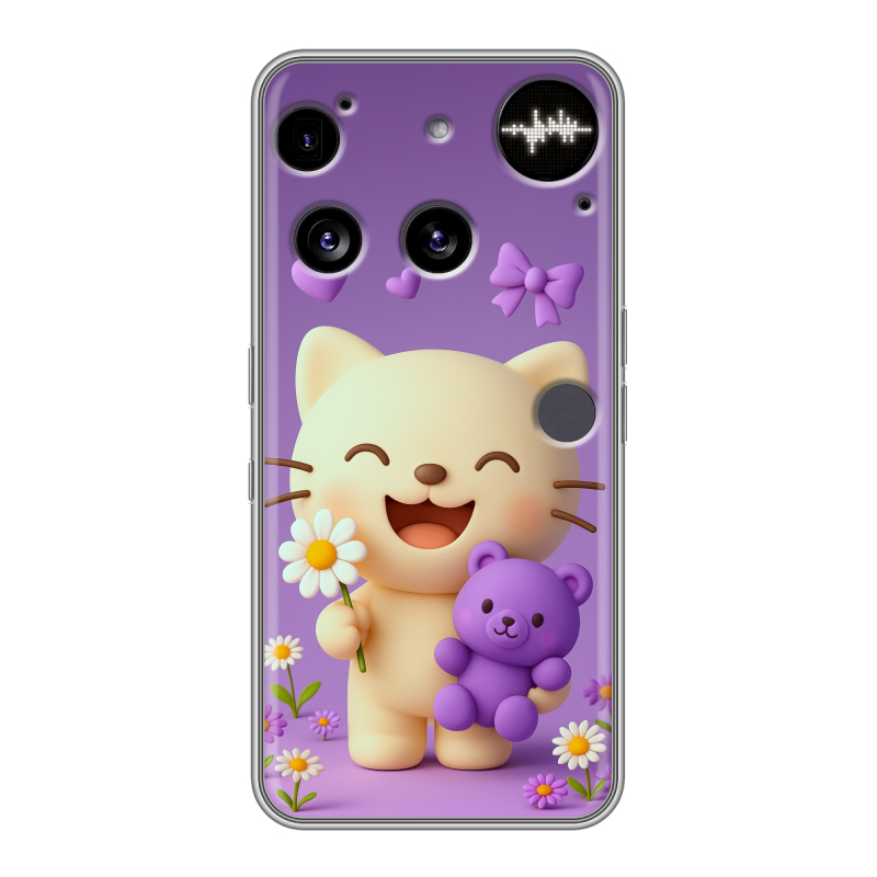 Силиконовый чехол на Nothing Phone (3) с принтом для девочек Силиконовый чехол на Nothing Phone (3) с принтом для девочек
