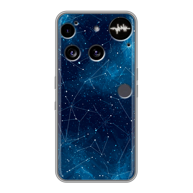 Силиконовый чехол на Nothing Phone (3) с принтом Космос звезды Силиконовый чехол на Nothing Phone (3) с принтом Космос звезды