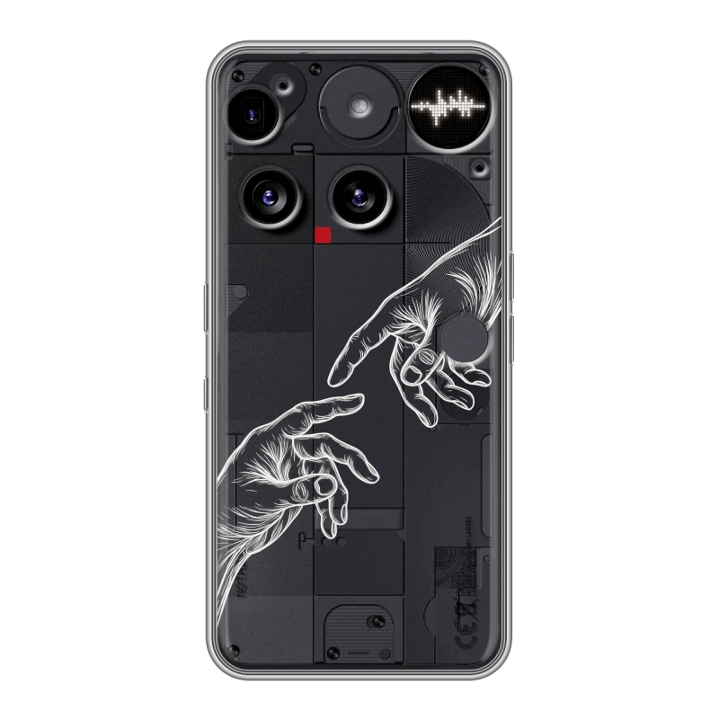 Силиконовый чехол на Nothing Phone (3) с принтом Сотворение мира Силиконовый чехол на Nothing Phone (3) с принтом Сотворение мира