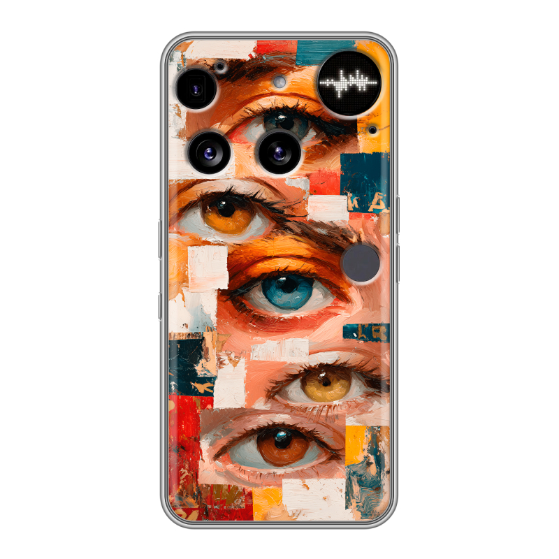 Силиконовый чехол на Nothing Phone (3) с принтом Модный принт Силиконовый чехол на Nothing Phone (3) с принтом Модный принт