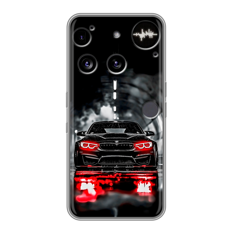 Силиконовый чехол на Nothing Phone (3) с принтом BMW БМВ Силиконовый чехол на Nothing Phone (3) с принтом BMW БМВ