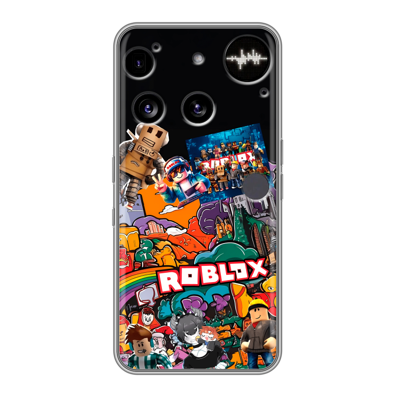 Силиконовый чехол на Nothing Phone (3) с принтом Roblox Роблокс Силиконовый чехол на Nothing Phone (3) с принтом Roblox Роблокс