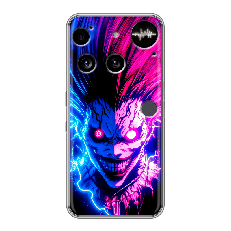 Силиконовый чехол на Nothing Phone (3) с принтом Death note Тетрадь смерти Силиконовый чехол на Nothing Phone (3) с принтом Death note Тетрадь смерти