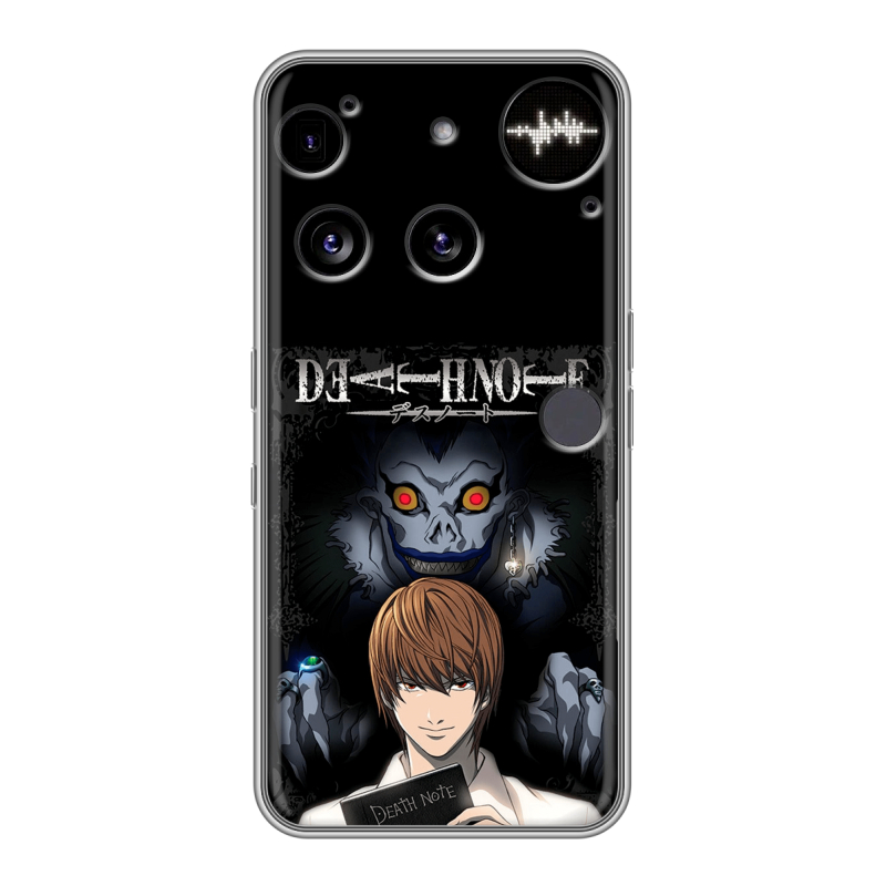Силиконовый чехол на Nothing Phone (3) с принтом Death note Тетрадь смерти Силиконовый чехол на Nothing Phone (3) с принтом Death note Тетрадь смерти