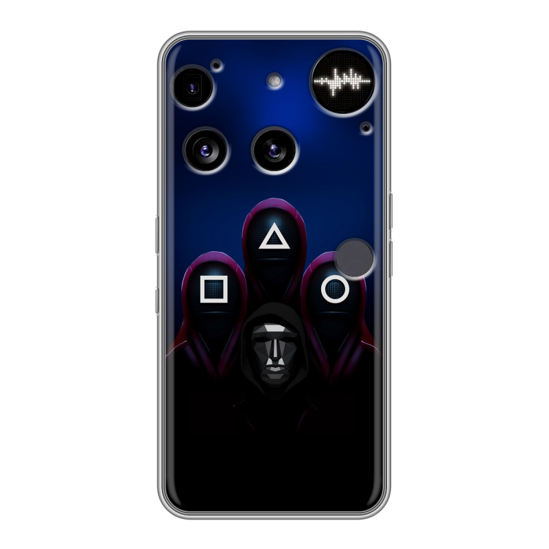 Силиконовый чехол на Nothing Phone (3) с принтом Игра Кальмара Силиконовый чехол на Nothing Phone (3) с принтом Игра Кальмара