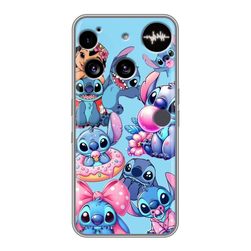 Силиконовый чехол на Nothing Phone (3) с принтом Лило и Стич Силиконовый чехол на Nothing Phone (3) с принтом Лило и Стич