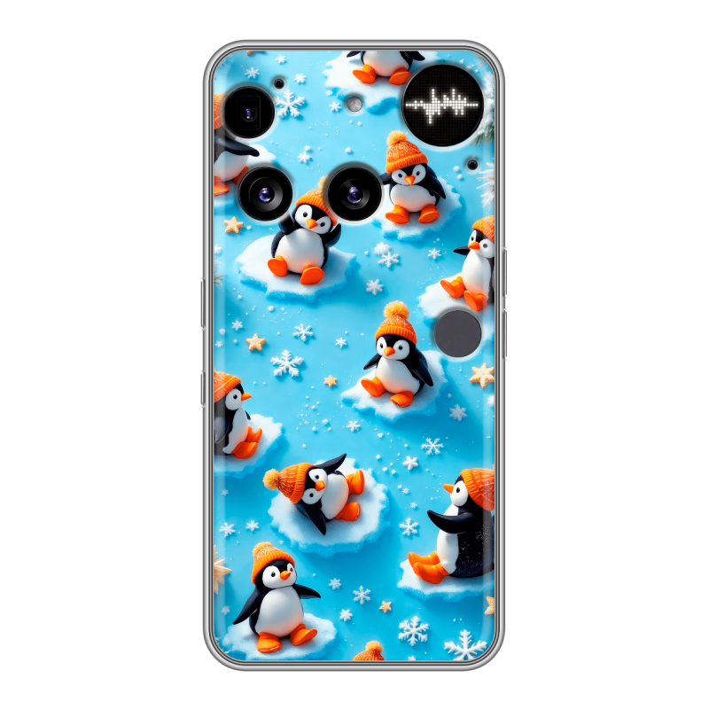 Силиконовый чехол на Nothing Phone (3) с принтом Новый год Силиконовый чехол на Nothing Phone (3) с принтом Новый год