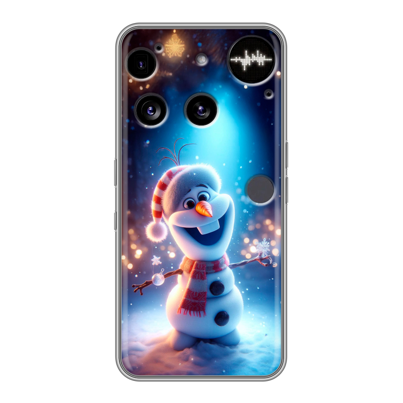 Силиконовый чехол на Nothing Phone (3) с принтом Новый год Силиконовый чехол на Nothing Phone (3) с принтом Новый год