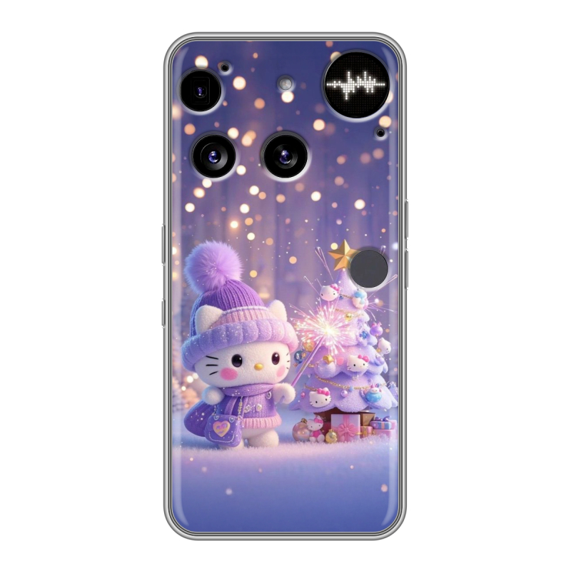 Силиконовый чехол на Nothing Phone (3) с принтом Новый год Силиконовый чехол на Nothing Phone (3) с принтом Новый год