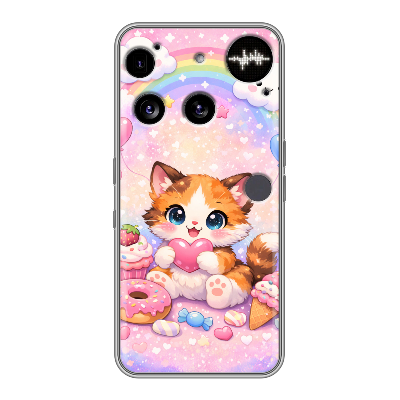 Силиконовый чехол на Nothing Phone (3) с принтом для девочек Силиконовый чехол на Nothing Phone (3) с принтом для девочек