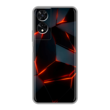 Силиконовый чехол на TCL 505 с принтом Яркие абстракции Силиконовый чехол на TCL 505 с принтом Яркие абстракции