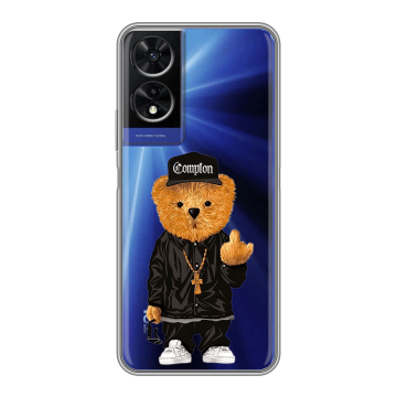 Силиконовый чехол на TCL 505 с принтом Плюшевый медведь Силиконовый чехол на TCL 505 с принтом Плюшевый медведь