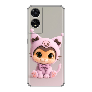 Силиконовый чехол на TCL 505 с принтом Куроми Kuromi 