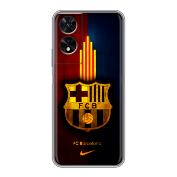 Силиконовый чехол на TCL 505 с принтом Барселона Barcelona