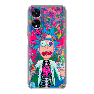 Силиконовый чехол на TCL 505 с принтом Рик и Морти Rick Morty Силиконовый чехол на TCL 505 с принтом Рик и Морти Rick Morty