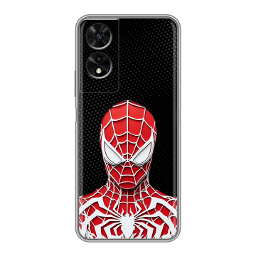 Силиконовый чехол на TCL 505 с принтом человек паук spiderman Силиконовый чехол на TCL 505 с принтом человек паук spiderman