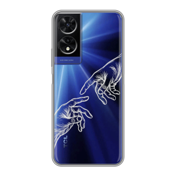 Силиконовый чехол на TCL 505 с принтом Сотворение мира Силиконовый чехол на TCL 505 с принтом Сотворение мира