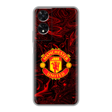 Силиконовый чехол на TCL 505 с принтом Manchester United Силиконовый чехол на TCL 505 с принтом Manchester United