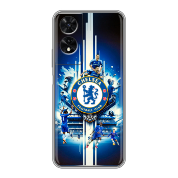 Силиконовый чехол на TCL 505 с принтом Chelsea Челси Силиконовый чехол на TCL 505 с принтом Chelsea Челси
