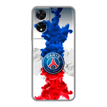 Силиконовый чехол на TCL 505 с принтом PSG ПСЖ Силиконовый чехол на TCL 505 с принтом PSG ПСЖ