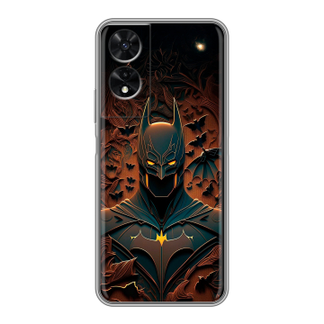 Силиконовый чехол на TCL 505 с принтом Batman Бэтмен Силиконовый чехол на TCL 505 с принтом Batman Бэтмен