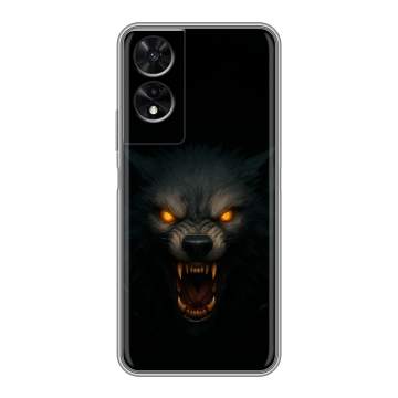 Силиконовый чехол на TCL 505 с принтом Волк Силиконовый чехол на TCL 505 с принтом Волк