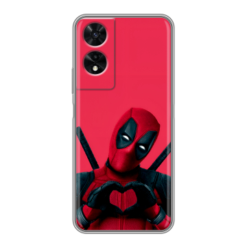 Силиконовый чехол на TCL 505 с принтом Дедпул Deadpool Силиконовый чехол на TCL 505 с принтом Дедпул Deadpool