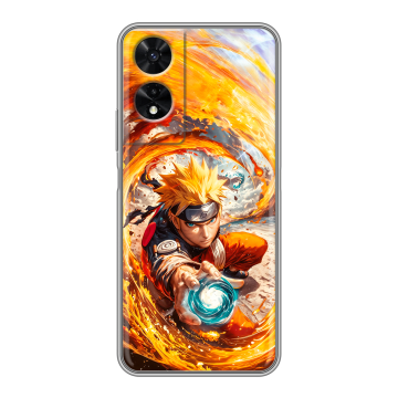Силиконовый чехол на TCL 505 с принтом Аниме Наруто Naruto