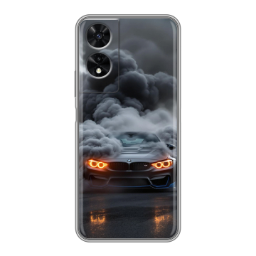 Силиконовый чехол на TCL 505 с принтом BMW БМВ