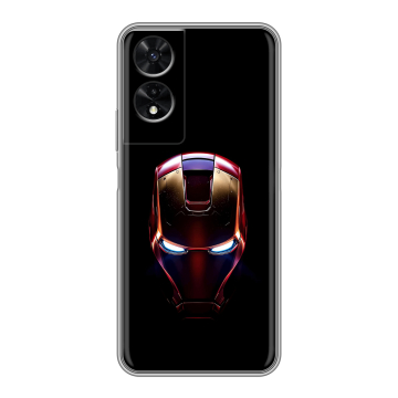 Силиконовый чехол на TCL 505 с принтом IronMan Железный человек