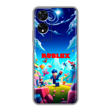 Силиконовый чехол на TCL 505 с принтом Roblox Роблокс Силиконовый чехол на TCL 505 с принтом Roblox Роблокс