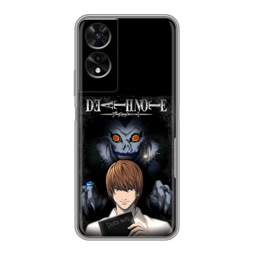 Силиконовый чехол на TCL 505 с принтом Death note Тетрадь смерти Силиконовый чехол на TCL 505 с принтом Death note Тетрадь смерти