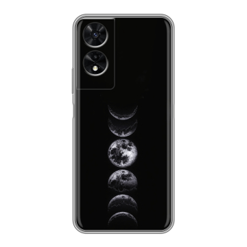 Силиконовый чехол на TCL 505 с принтом женский Силиконовый чехол на TCL 505 с принтом женский