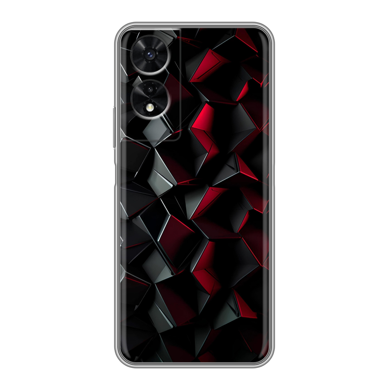 Силиконовый чехол на TCL 505 с принтом Абстракция Силиконовый чехол на TCL 505 с принтом Абстракция