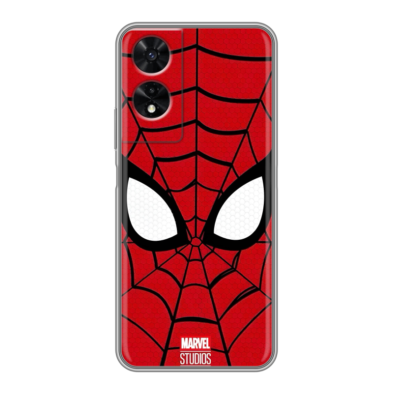 Силиконовый чехол на TCL 505 с принтом человек паук spiderman Силиконовый чехол на TCL 505 с принтом человек паук spiderman
