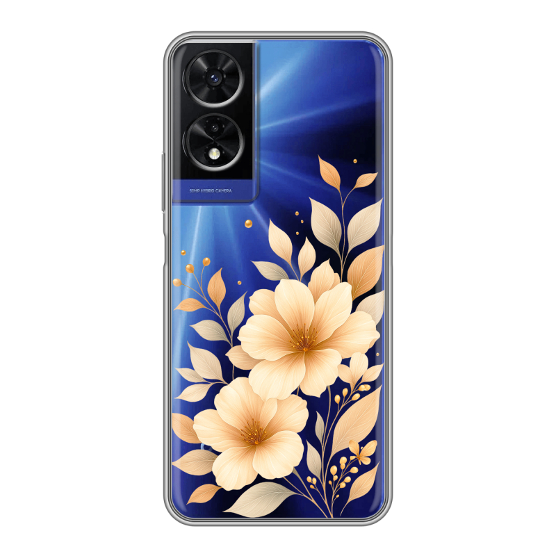 Силиконовый чехол на TCL 505 с принтом для девушки Силиконовый чехол на TCL 505 с принтом для девушки