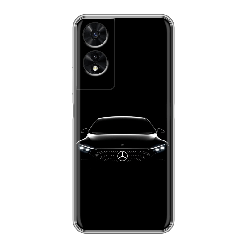 Силиконовый чехол на TCL 505 с принтом Mercedes Мерседес Силиконовый чехол на TCL 505 с принтом Mercedes Мерседес