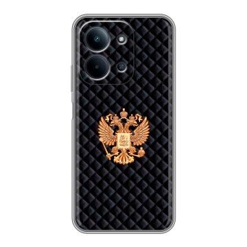 Силиконовый чехол на Redmi 15C с принтом Герб России принт Силиконовый чехол на Redmi 15C с принтом Герб России принт