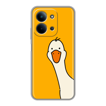Силиконовый чехол на Redmi 15C с принтом Утка Силиконовый чехол на Redmi 15C с принтом Утка