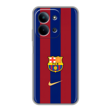 Силиконовый чехол на Redmi 15C с принтом Барселона Barcelona Силиконовый чехол на Redmi 15C с принтом Барселона Barcelona