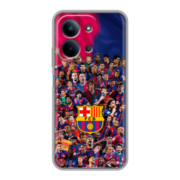 Силиконовый чехол на Redmi 15C с принтом Барселона Barcelona