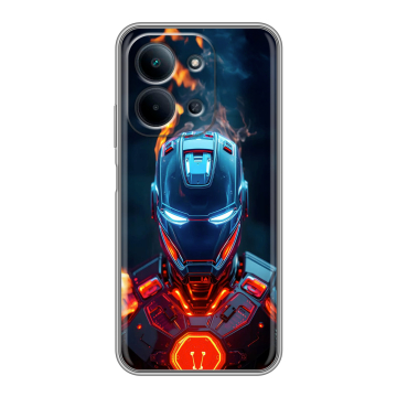 Силиконовый чехол на Redmi 15C с принтом IronMan Железный человек Силиконовый чехол на Redmi 15C с принтом IronMan Железный человек