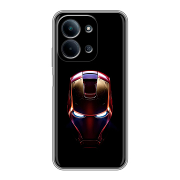 Силиконовый чехол на Redmi 15C с принтом IronMan Железный человек