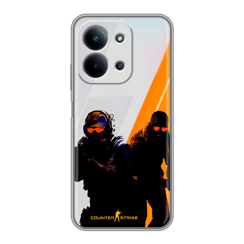 Силиконовый чехол на Redmi 15C с принтом Контер страйк Counter strike Силиконовый чехол на Redmi 15C с принтом Контер страйк Counter strike
