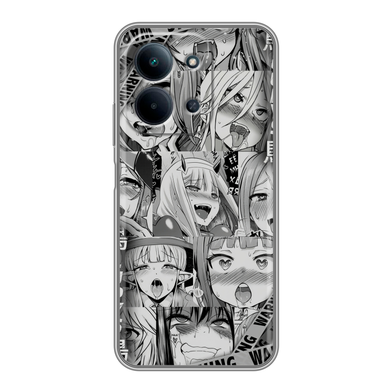 Силиконовый чехол на Redmi 15C с принтом Ahegao Ахегао Аниме Силиконовый чехол на Redmi 15C с принтом Ahegao Ахегао Аниме